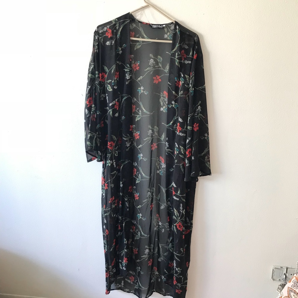 Floral kimono